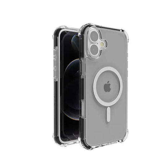 Clear Case for iPhone 16 with MagSafe Shockproof